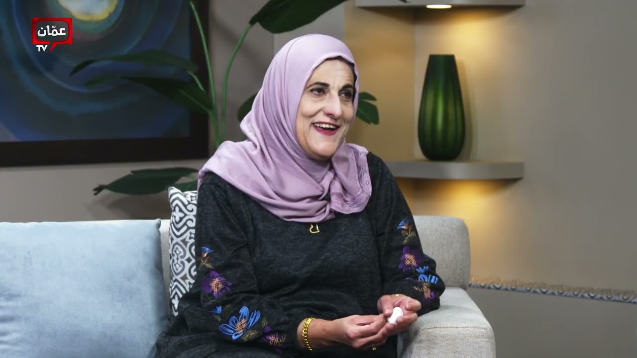 An interview with Mama Asmahan, a mother in Irbid Children's Village, with her daughter, university student Diana, on Amman TV.